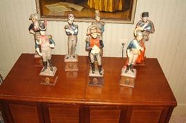 Selection Capo di Monte historical figurines