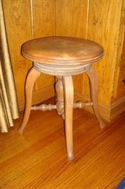 Antique piano stool