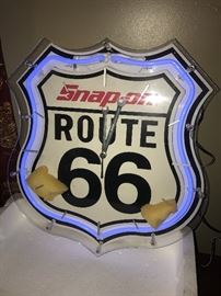 Snap-on Neon sign - brand new in the box (Only taken out to photograph for the sale)
