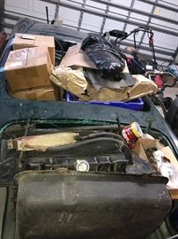 Just some of the 1973 MGB Roadster parts