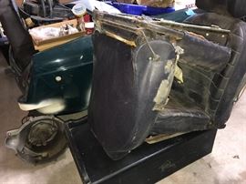 Just some of the 1973 MGB Roadster parts