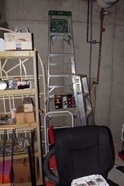 Ladder, office chair