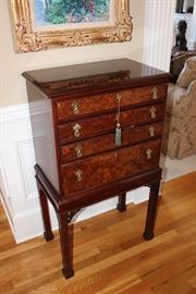 Hickory Chair Co. Silver Chest on stand