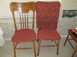 4 Oak Chairs , Very nice 