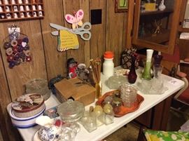 Additional table full of items