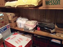 Closet full of fabrics