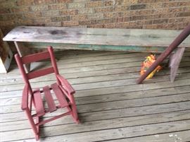 Small child's rocker