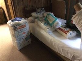 Bed and more craft supplies