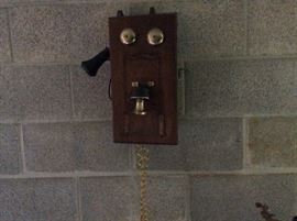 Wall Telephone in basement