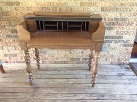 Vintage desk - open view