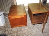 danish mid-century modern end tables