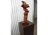 Leonard Cave- wood sculpture