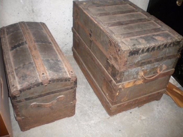 Antique and Vintage trunks