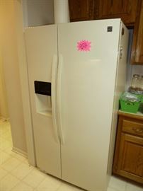 Kenmore sleek side by side refrigerator