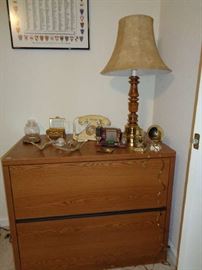 file cabinet, matches desk