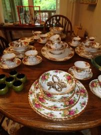 set of Royal Albert china