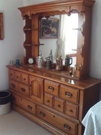 Nice Vintage Dresser with Mirror.