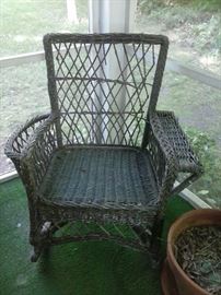 Antique Wicker Chair