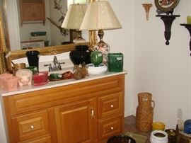 One of several bathroom - all of which are full of collectibles