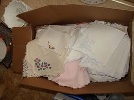 Antique Linens in vast quantities