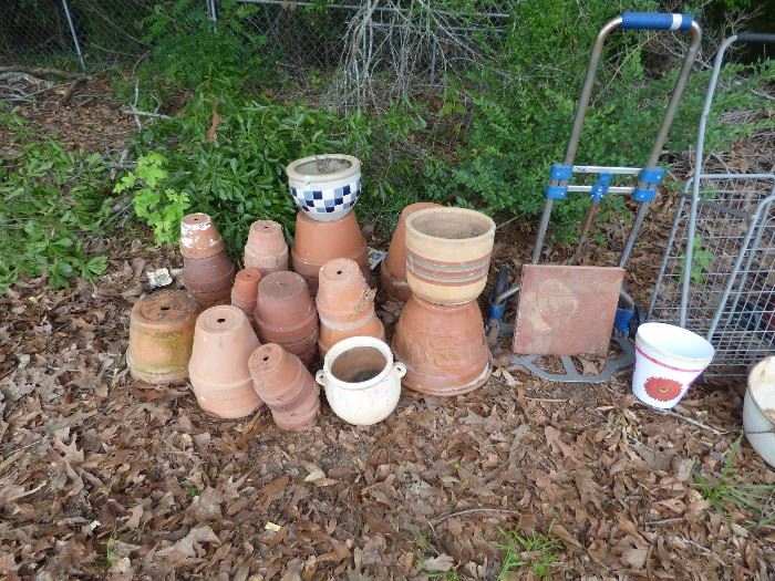 Sample of pots, etc