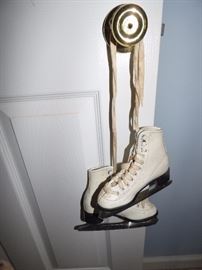 Vintage child's ice skates