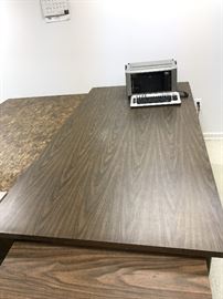 VINTAGE WOODEN EXECUTIVE DESK