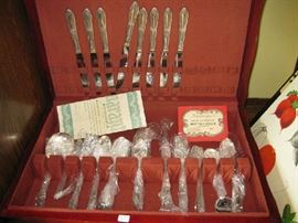 Silver plate flat ware