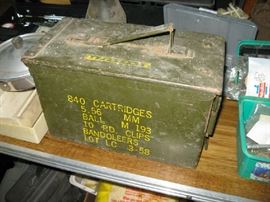 Ammo box.