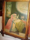 An original framed George Stinson print approximately 16" x 20," from 1879 entitled "Only A Little Brook."