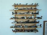It seems they ran out of room to display more of their collectible ducks and other fowl in the glass cabinet so they started this collection. These are wonderful hand-carved and hand-painted scale replicas of real fowl. Sold as set with display rack only. Buy both collections to create an display you will enjoy for years to come.