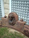 detail shot of hand carved chair. Beautiful!