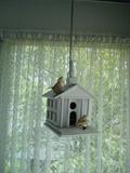 Hand made bird house built by original owner