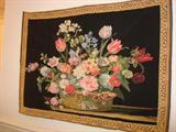 This lovely tapestry, approximately 36" x 48" is simply exquisite to look at and to touch.