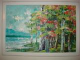 There are many signed original paintings throughout the home.