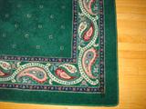 Detail of the family room Persian rug.
