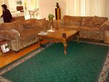 Everything you see here is for sale including the gorgeous Persian rug.