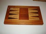 Nice solid wood and inlaid wood Backgammon set