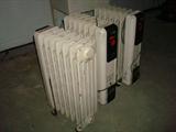 Three individual space heaters.