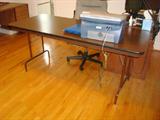 Folding table, office furniture and scanner copier all for sale.