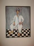 Outstanding original art from one the most noted artists to come out of the middle east. A simply excellent work of art.
