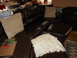 theater seating and ottomans with storage