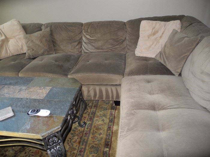 Comfy grey sectional
