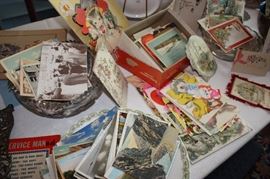 Travel post cards from long ago