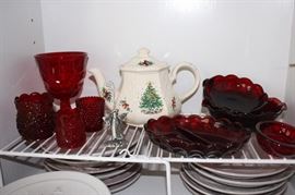 Some of the ruby glass