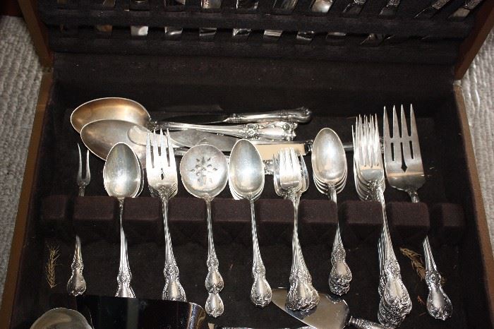 Towle "Old Master" 62 pc. sterling flatware