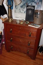 Antique 3 drawer chest