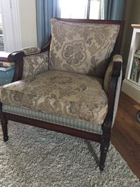 Ethan Allen Upholstered Armchair