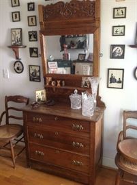 Antique Dresser / MIrror $ 340.00