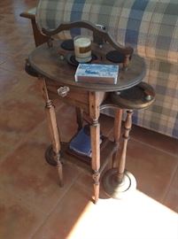 Antique Smoker's Table $ 80.00